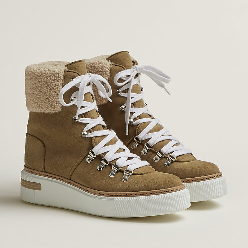 Suede on sale shearling boots